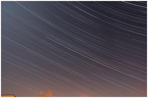 Sternenspuren - 483 einzelne 30-sek. Aufnahmen