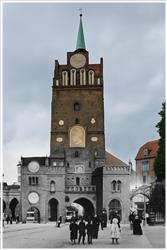 Kröpeliner Tor Rostock, Collage erstellt von ChatGPT