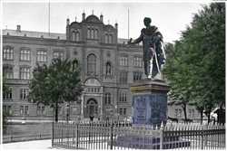 Blücherdenkmal Rostock, Collage