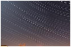 Sternenspuren - 483 einzelne 30-sek. Aufnahmen