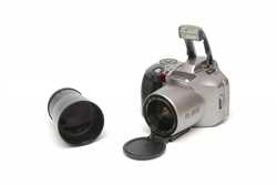 Olympus IS-200 (1990er) Brigdekamera - Nachfolgerin der Exa's - 28-110mm mit 2-fach-Telekonverter