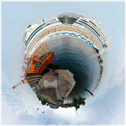 360 x 180° Kugelpanorama mit pano-MAXX, 6 Bilder in 3 Reihen, 11.560 x 5.780 Pixel = 67 Megapixel