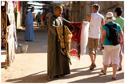 ägyptische Straßenhändler