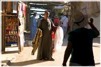 ägyptische Straßenhändler